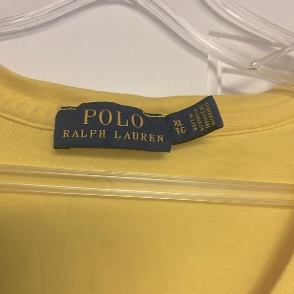 Polo Ralph Lauren t-shirt, women’s extra large, yellow, runs small - Picture 6 of 7